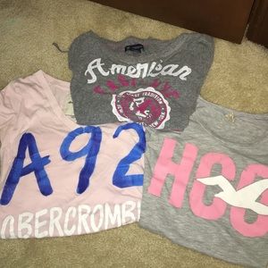 American eagle/Abercrombie/Hollister Tshirt bundle