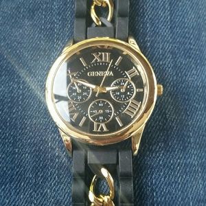 Geneva multisex wrist watch