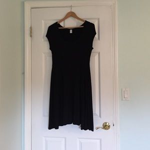 Basic black dress, size M