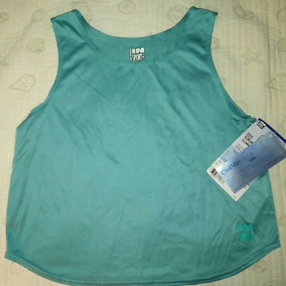 NWT CoolMax Alta Teal Running Shirt - size M!