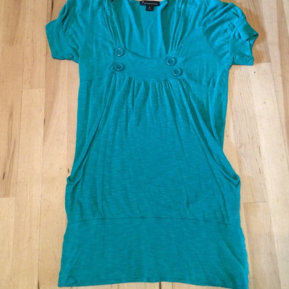 Blue/Green Long Shirt - Picture 1 of 3
