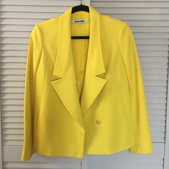 Jil Sander stretch blazer jacket in 36