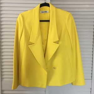 Jil Sander stretch blazer jacket in 36