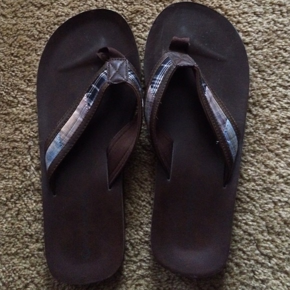 Brown men's flip flops!