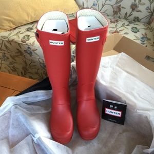 Hunter original tall rain boots