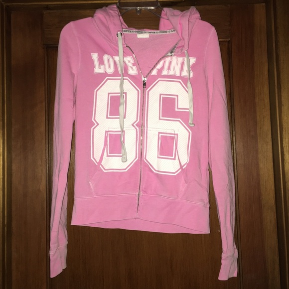 Love Pink Victoria's Secret Sweatshirt Zip Up