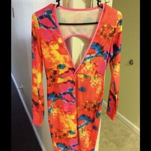 Multicolor Party Dress