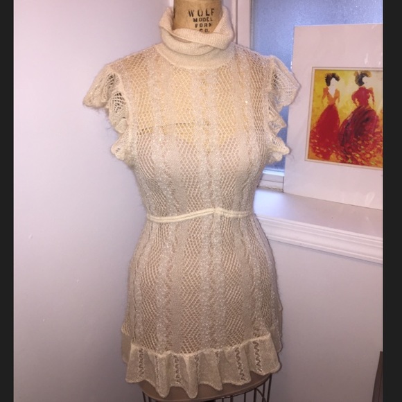 Arden B Knit Lace Sweater