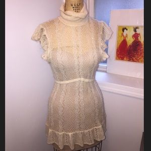 Arden B Knit Lace Sweater