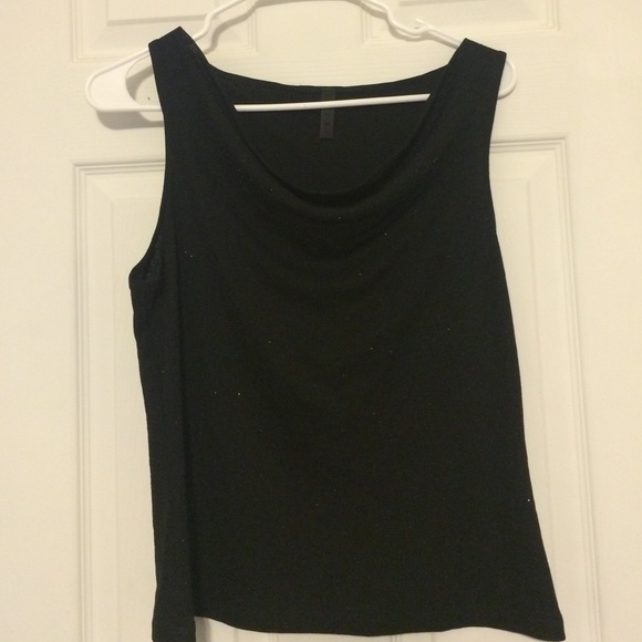 Black sparkly top