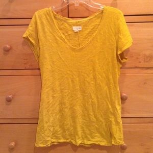 Studded mustard t-shirt