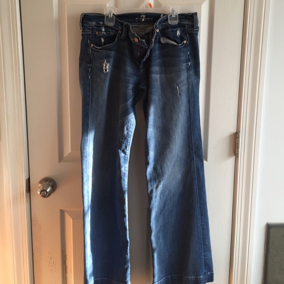 7 FOR ALL MANKIND Dojo Jeans-Lexie (petite) sz 31