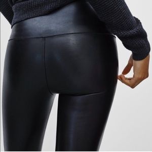 Vegan leather legging