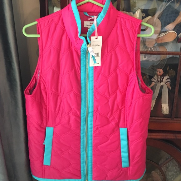 Pink Vineyard Vines Vest