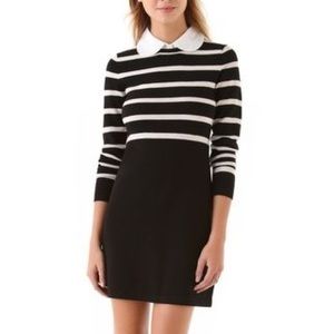 Alice + Olivia Sweater Dress W/Removable Collar xs