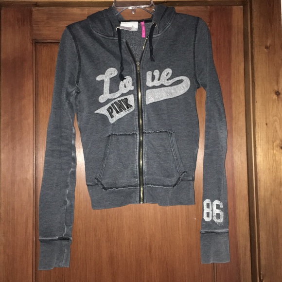 Love Pink Victoria's Secret Zip Up Hoodie