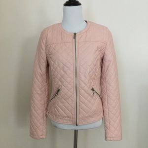 TWENTY-ONE L/S FITTED QUILTED MOTO JACKET