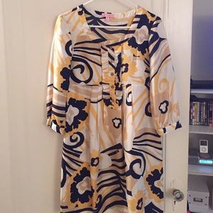 Lilly Pulitzer silk dress. Size 8.