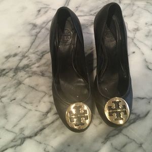 Tory Burch Black Wedge