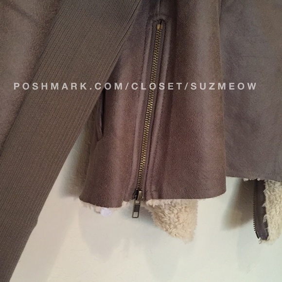 Sale! NWT Cruelty Free (Vegan) Shearling Jacket • S M L - Picture 3 of 3