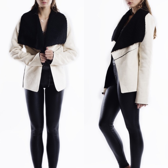 Bare Anthology Jackets & Blazers - LOWEST Faux Suede Shearling Lined Jacket
