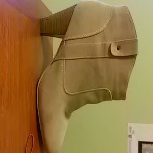 Tan booties
