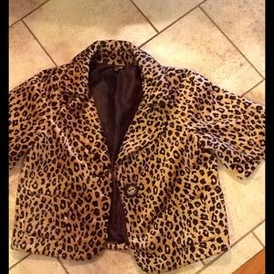 Animal Print Apt. 9 Jacket Size L