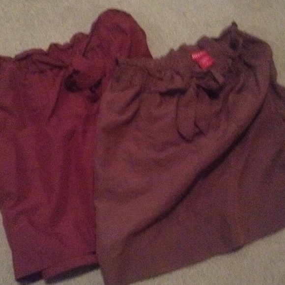 Merona Dresses & Skirts - 2 Merona skirts. Army green and eggplant.