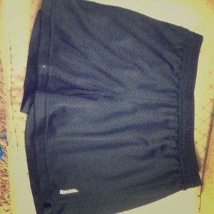 Black Reebok short shorts