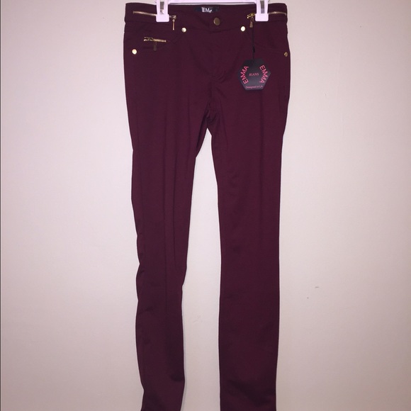 Burgundy Junior Leggings (girls)