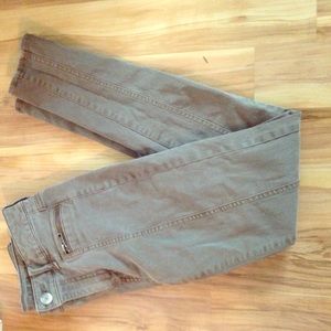 American eagle green Hi-rise jeggings