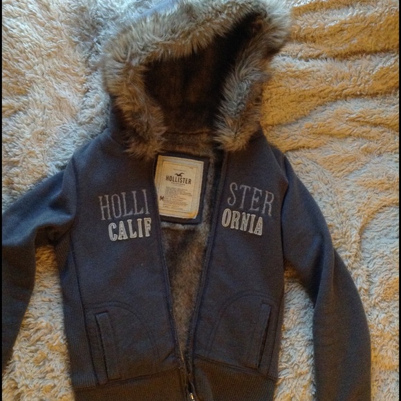 Fur Lined Hollister Sweatshirt