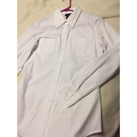 White Express Button Up