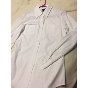 White Express Button Up