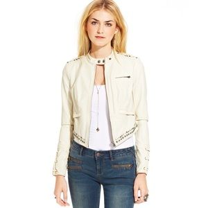 Free People vegan leather Moto Jacket