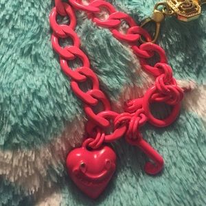 RESERVED***Neon pink Juicy Bracelet!