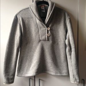 Grey cozy North Face sweater.