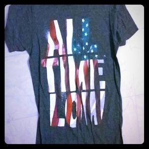 All Time Low American Flag Tee