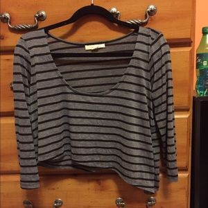 Striped crop top