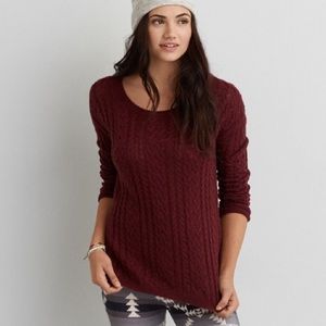 American Eagle Maroon Sweater