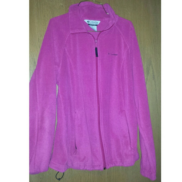 Pink Columbia Zip Up Sweatshirt