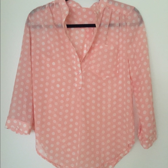 Pink & White Love Culture Blouse - Size S