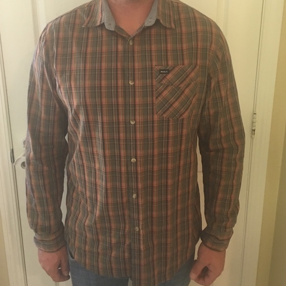 RVCA Men's Dress Shirt