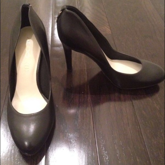 ALDO Shoes - ALDO Black Leather Heels