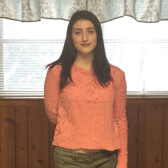 Adorable pink sweater