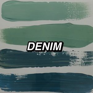 Variety of denim jeans and capris