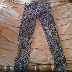 Aztec leggings