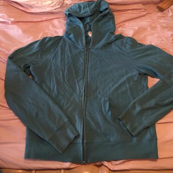 Blue hoodie