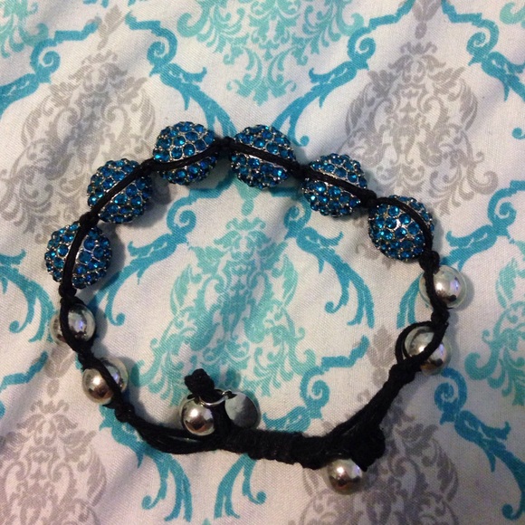 Aqua rhinestone jewelry - Picture 1 of 3