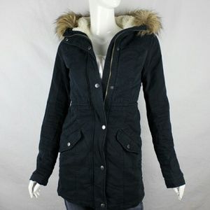 Hollister Sherpa Lined parka